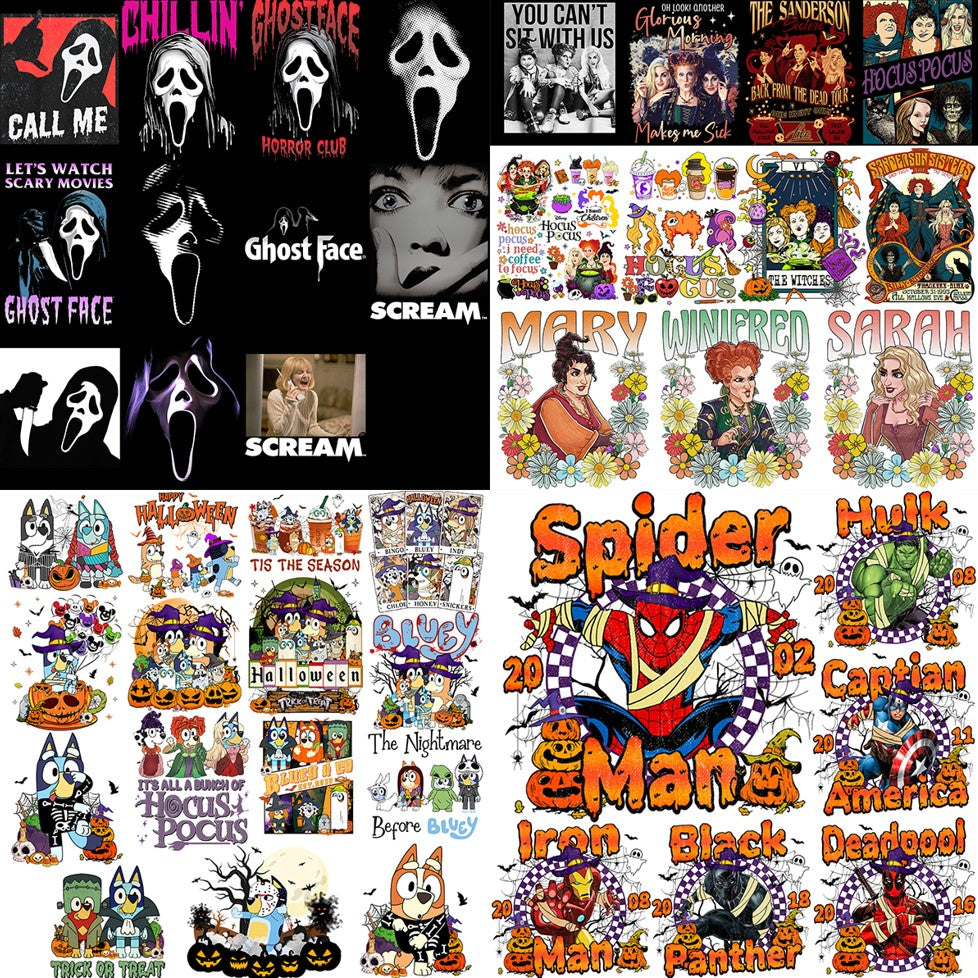 Halloween T-shirt Designs Bundles