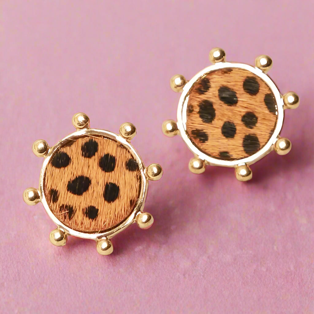 The Sierra Leopard Earrings