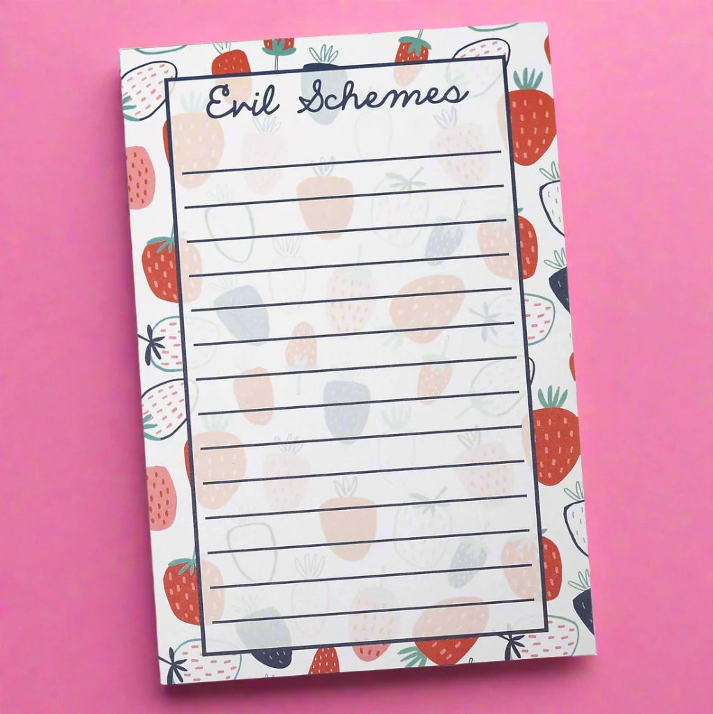 Evil Schemes Notepad