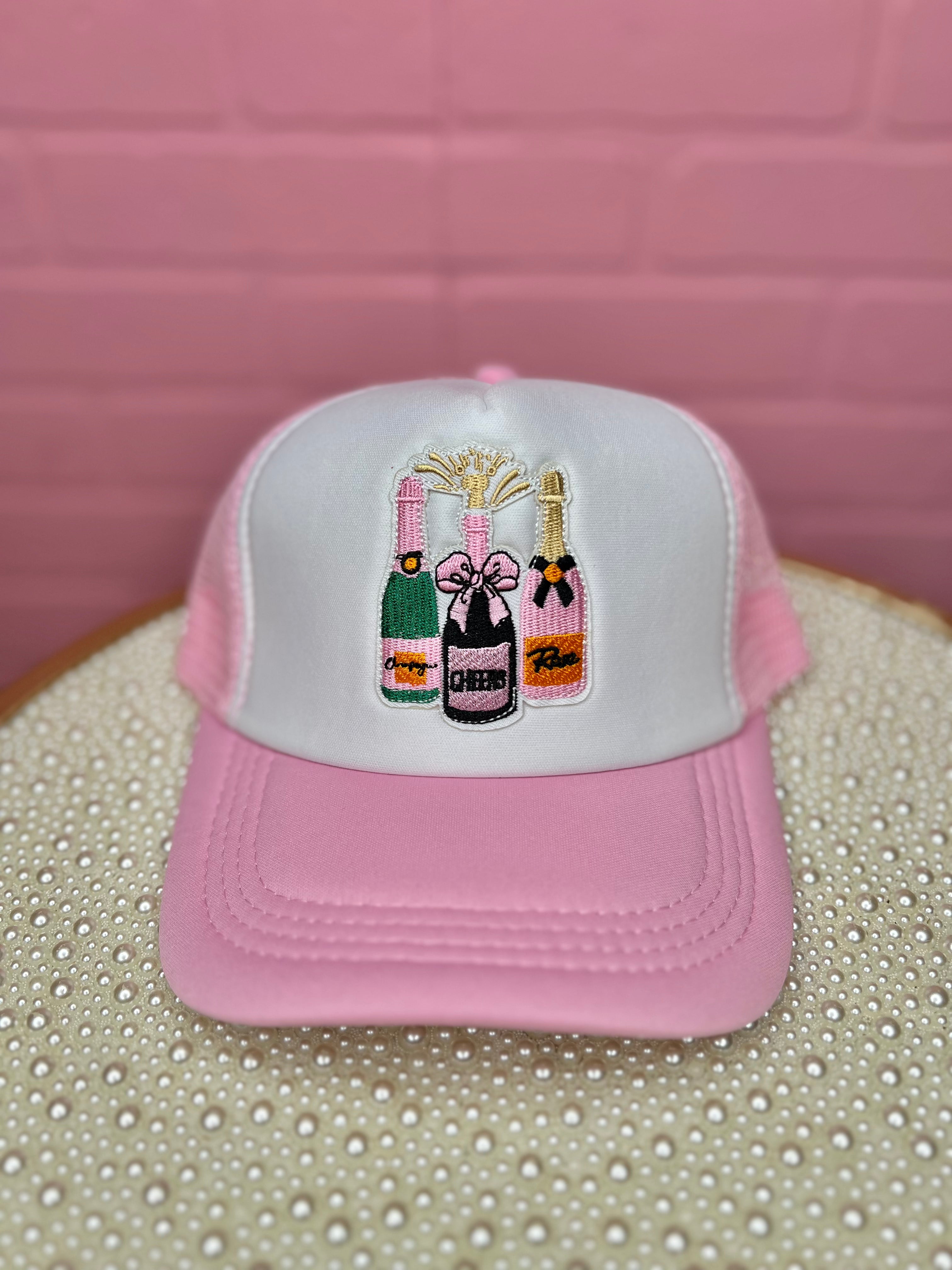 A Touch Of Bubbly Champagne Trucker Hat