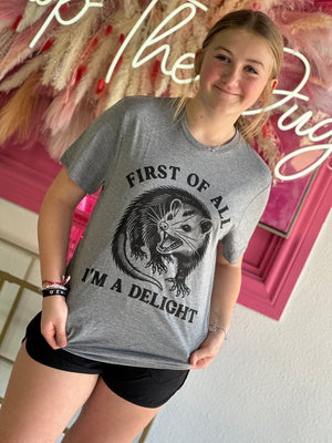 I'm A Delight Graphic Tee - Shop The Pug