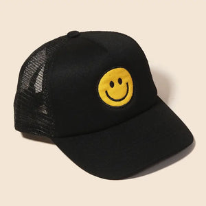 Happy Face Trucker Hat - Shop The Pug