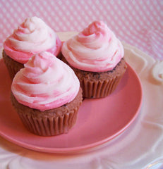 Strawberry Swirl Cupcake Soap