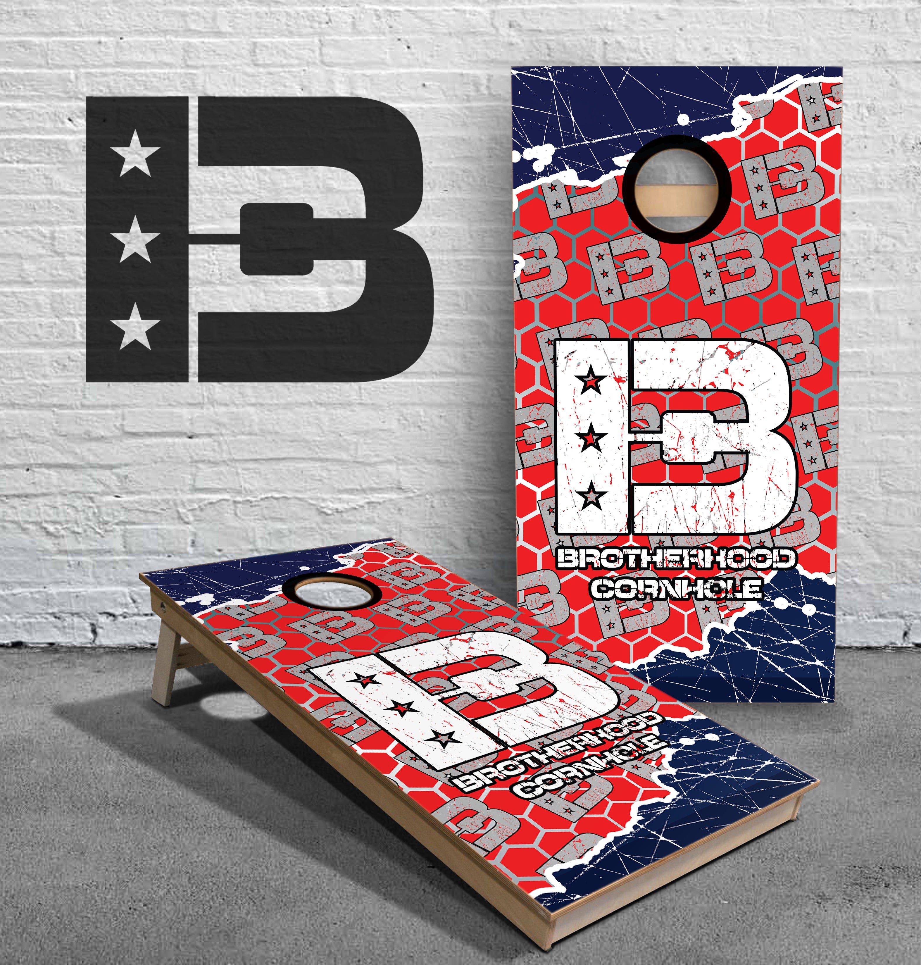 Pro Brotherhood Boards - Regulation 2' x 4' Tournament Cornhole Set 18mm(3/4") Baltic Birch!