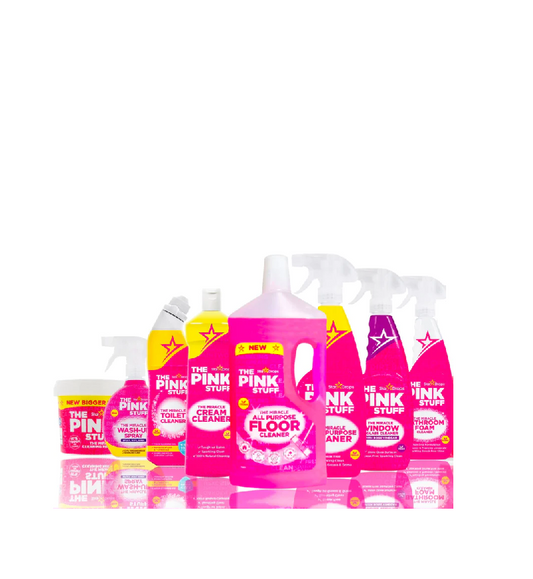 Stardrops - The Pink Stuff - Multi-Purpose Spray and Cream Cleaner Bundle  (1 Multi-Purpose Spray, 1 Cream Cleaner)