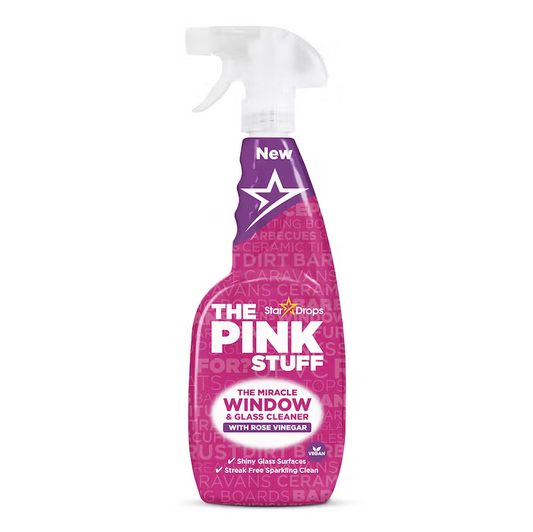  Stardrops - The Pink Stuff -Bathroom Foam Cleaner and Cream  Cleaner Bundle (1 Bathroom Foam Spray, 1 Cream Cleaner) : Health & Household