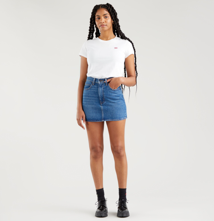 LEVIS 70S HIGH MICRO MINI SKIRT – Into Jeans