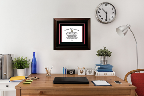 Virginia Tech 15.5w x 13.5h Black and Maroon Diploma Frame – CI Frames