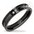 แหวนดีไซน์เรียบ สี ดำ แหวนเรียบ แหวนผู้ชาย สแตนเลสสตีล รุ่น MNC-R710