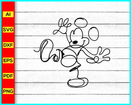 Mickey Magical and Fabulous Svg, Fashion Mouse Couple Svg