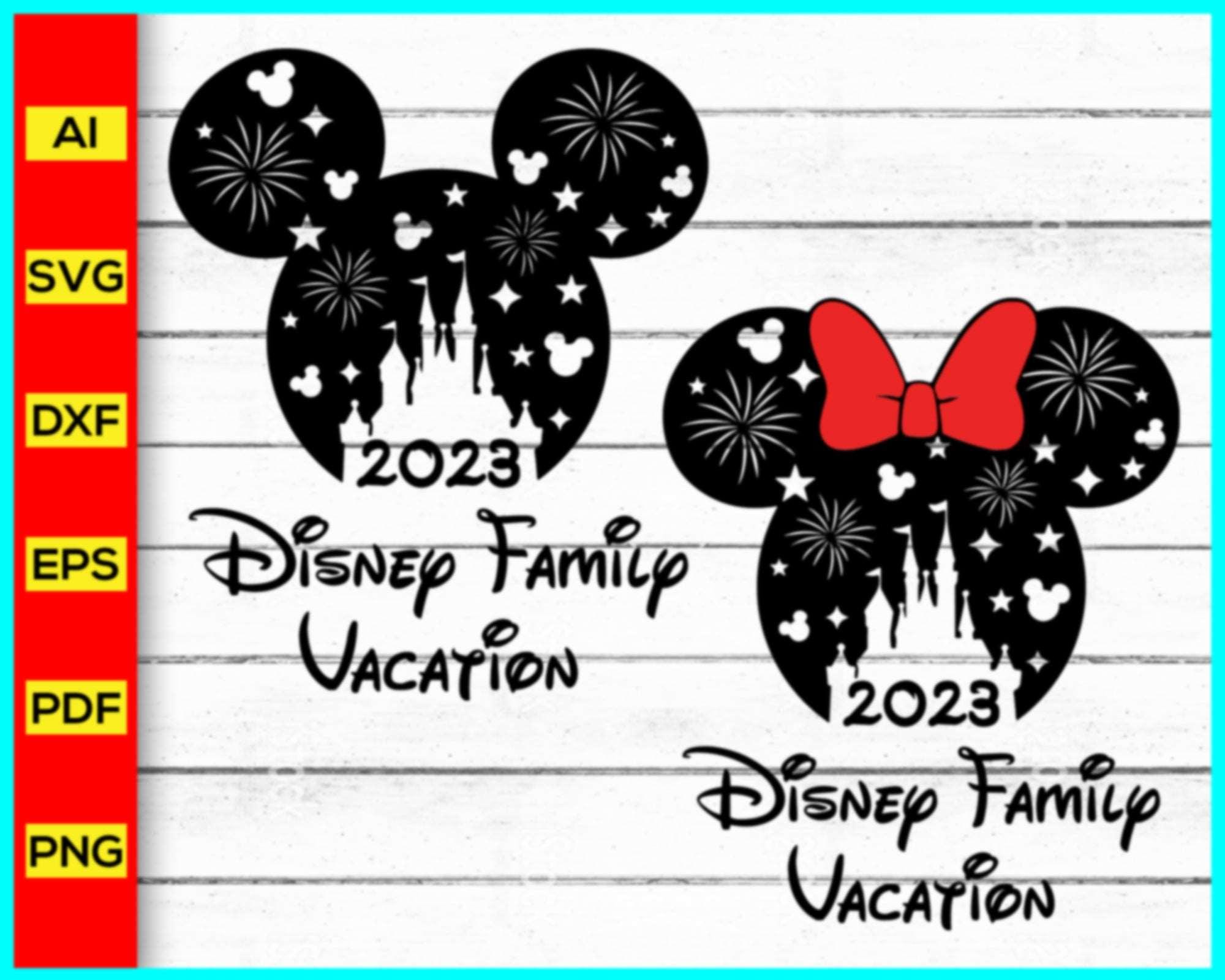 Disney Family Vacation 2023 SVG, Family Trip 2023 SVG, Mouse SVG, Mick