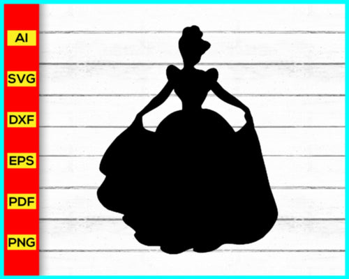 disney princess silhouettes belle