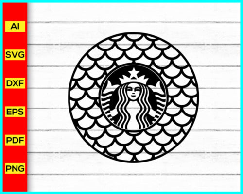 Starbucks Pattern Svg, Louis Vuitton Svg, LV Pattern, Seamless