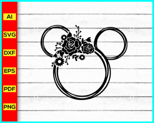 Minnie Magical and Fabulous Svg, Fashion Mouse Couple Svg