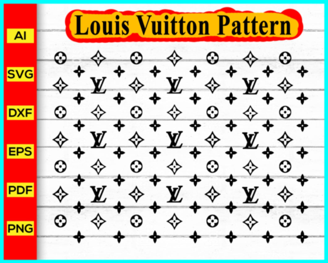 Louis Vuitton Logo Brand With Name Black Symbol Design Clothes Fashion  Vector Illustration 23871097 Vector Art at Vecteezy