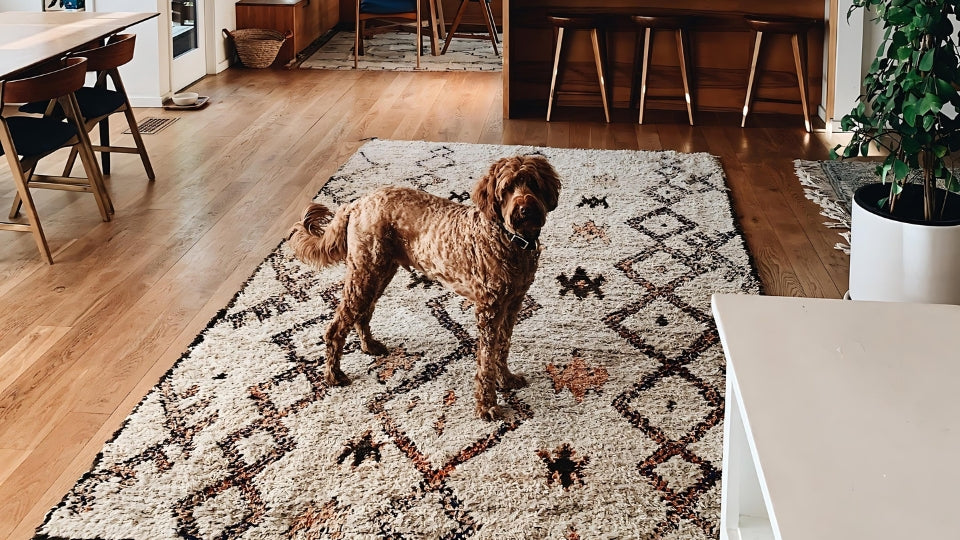 Pet friendly Moroccan Rug