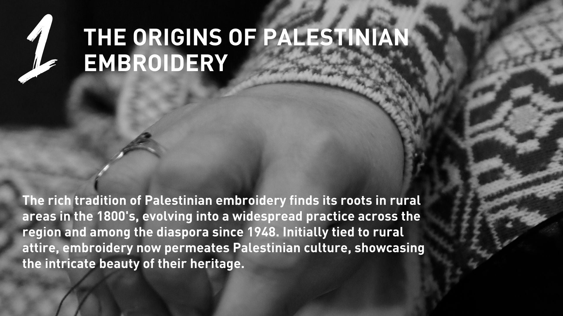 The rich tradition of Palestinian embroidery finds its roots in rural areas in the 1800's, evolving into a widespread practice across the region and among the diaspora since 1948. Initially tied to rural attire, embroidery now permeates Palestinian culture, showcasing the intricate beauty of their heritage.