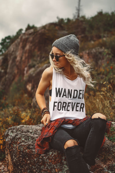 Wander Forever Muscle Tank – Wish You Were Northwest