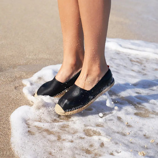 Womens Black Espadrille: The Beachcomber | Sea Star Beachwear