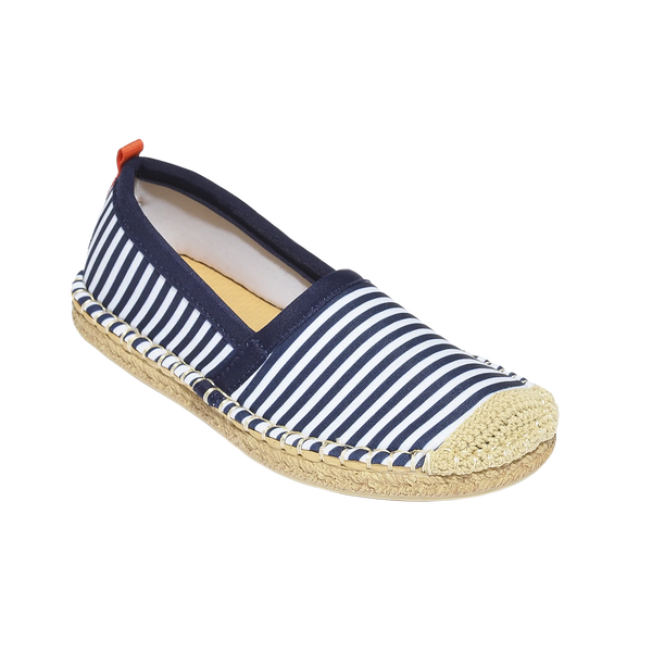 Kids Navy Stripe Espadrille: The Beachcomber | Sea Star Beachwear