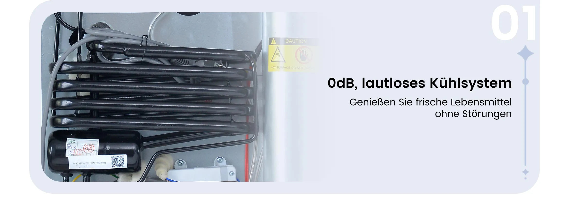 DSG-40L 0dB, lautloses Kühlsystem