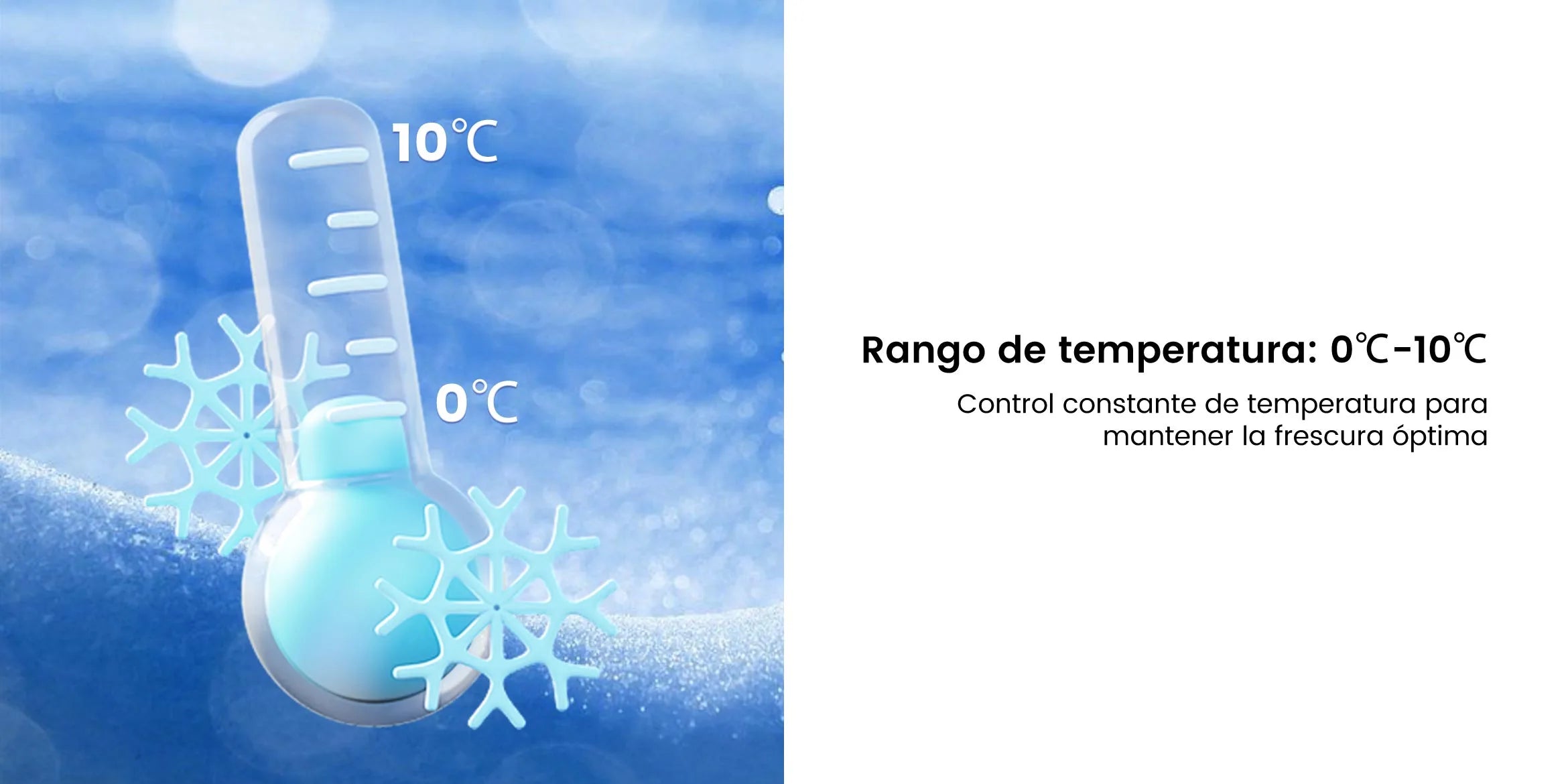 DSG-40L Rango de temperatura 0℃-10℃