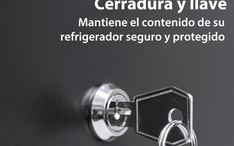 Vista lateral del refrigerador DSX-40B2E con puerta abierta mostrando estantes