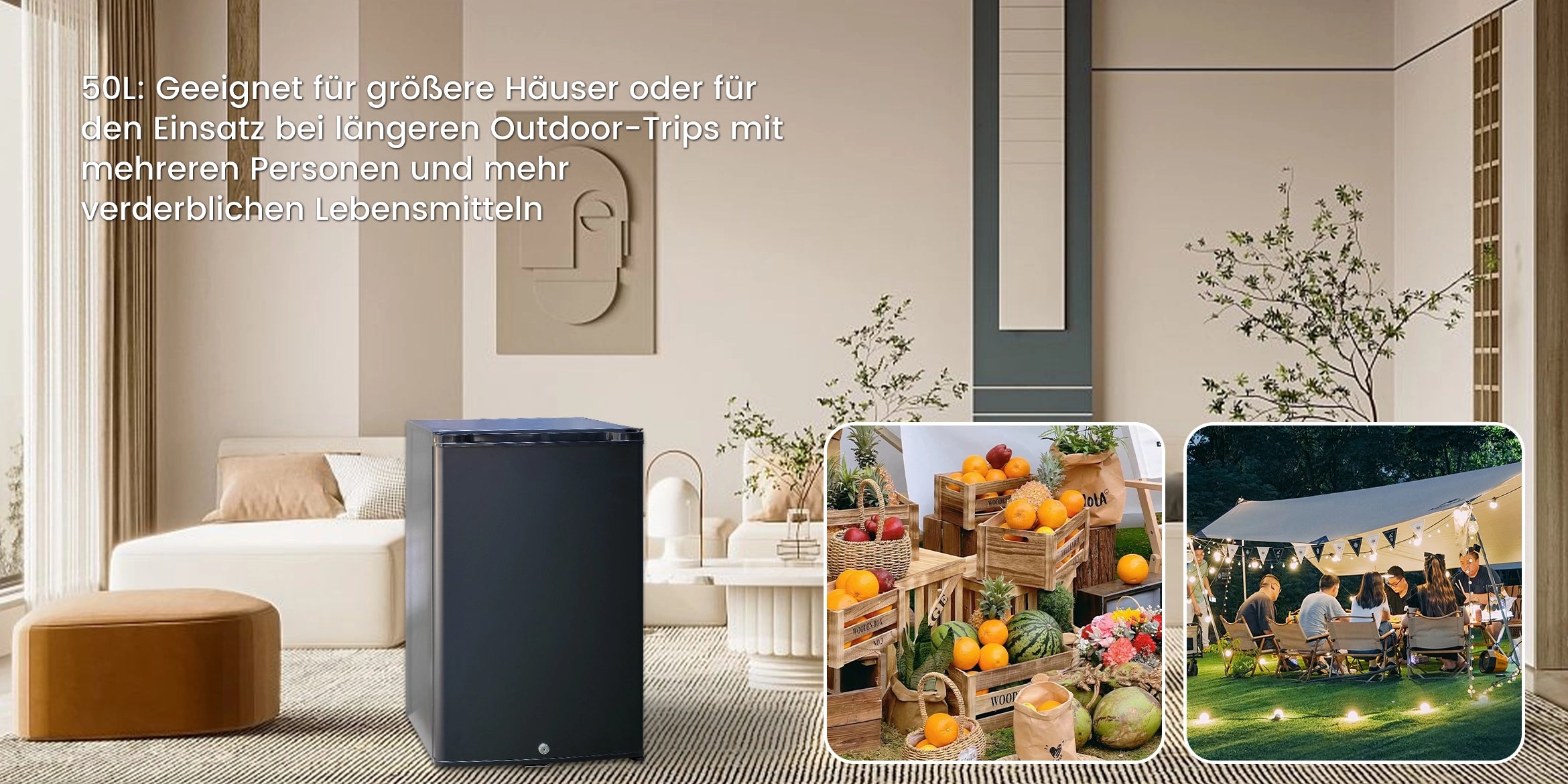 SMAD Mini-Kühlschrank - 30L Absorptionskühlschrank mit Schloss – Smad EU