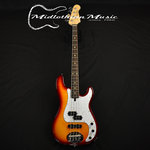 Lakland Skyline 44-64 Deluxe PJ Bass Guitar - Honeyburst Finish