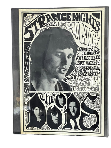 The Doors Jim Morrison Strange Nights Are Coming original 1967 concert Poster very rare