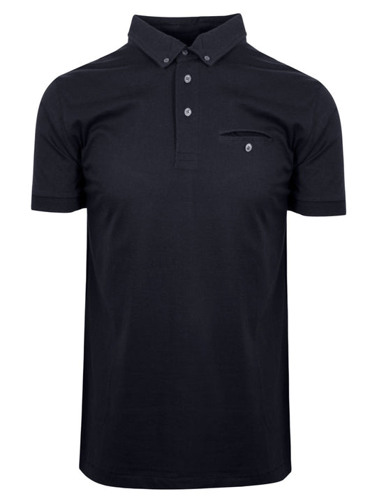 Calvin Klein LIQUID TOUCH SLIM FIT - Polo shirt - calvin navy/dark blue 