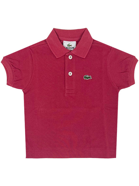 Lacoste Pink Regular Fit Logo Polo Shirt – Branded Wear