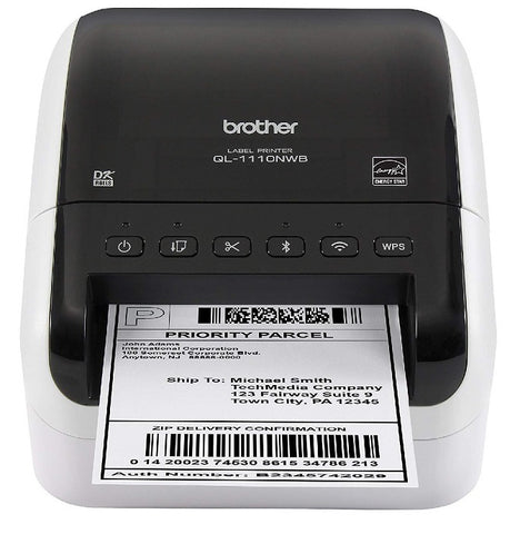 Brother QL-1110NWB Wide Format Label Printer with Wireless – Image Supply