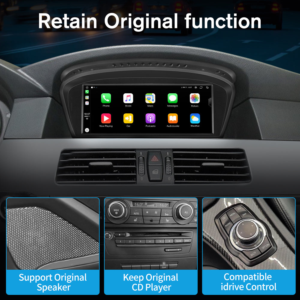 AWESAFE Car Radio Stereo Android for BMW 3 5 Series E60 E90 E93
