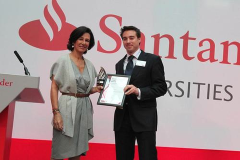 Roland at Santander awards