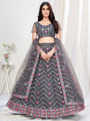 Floral Embroidery Lehenga Choli