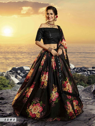 Off-shoulder Lehenga choli