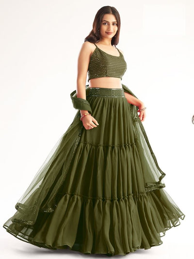 Trending Lehenga Designs for Mehndi in 2023!