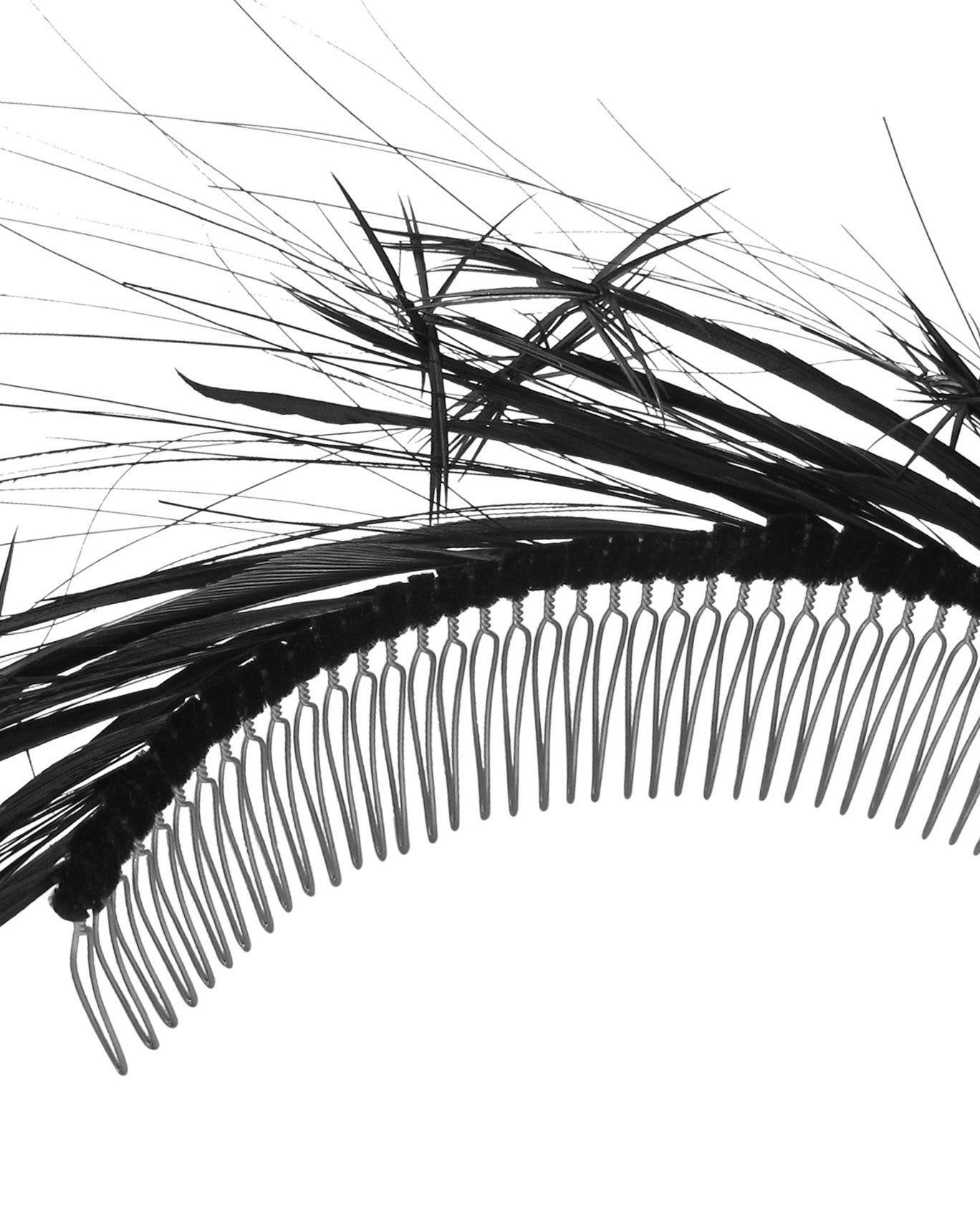 Gigi Burris | Lyra Cascade Comb in Black - FINAL SALE