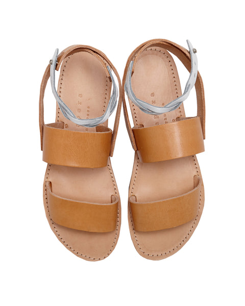 Isapera Fokos Sandals in Natural | Made in Greece – SAANS
