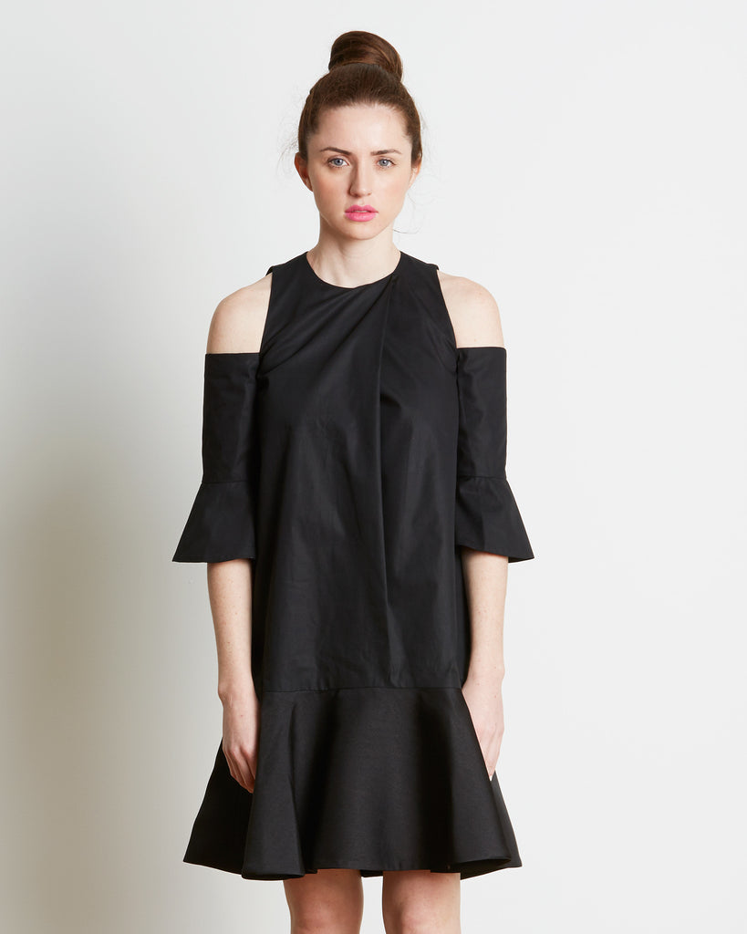 PAPER London | Chagall Dress in Black – SAANS