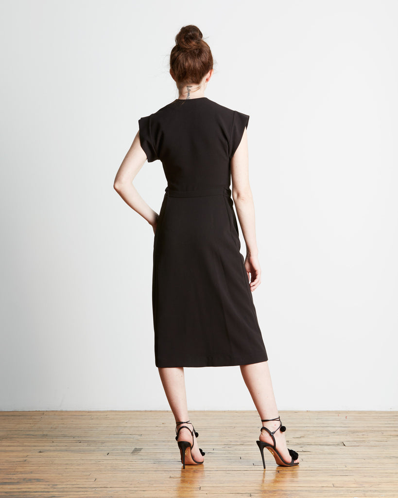 Rachel Comey Laden Dress in Black | Made in New York – SAANS