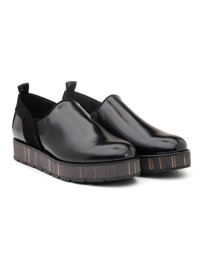 Suno Platform Creeper in Black | Made in Italy – SAANS