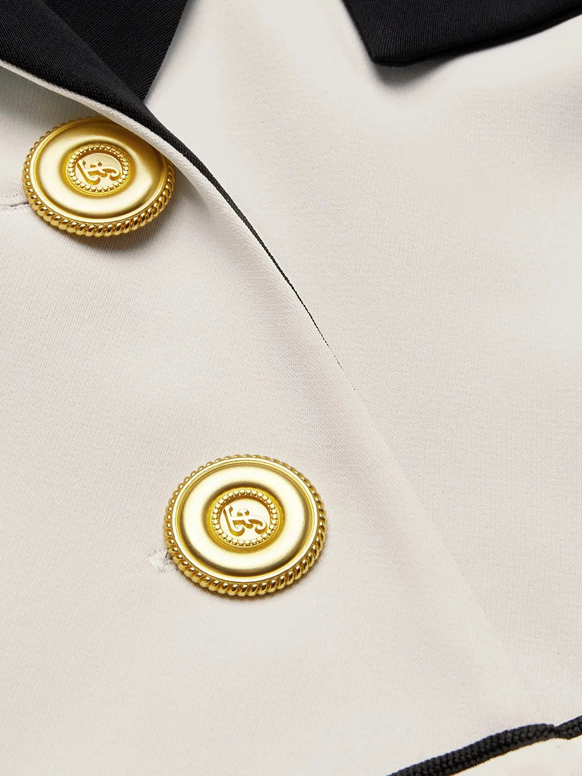 Women Off White Buckle Lapel Collar Sleeveless Dressy Jumpsuit