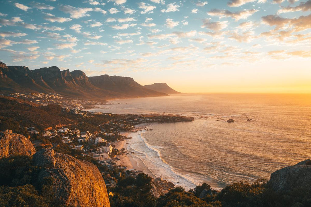 Image of Cape Town beach with 12 Apostles