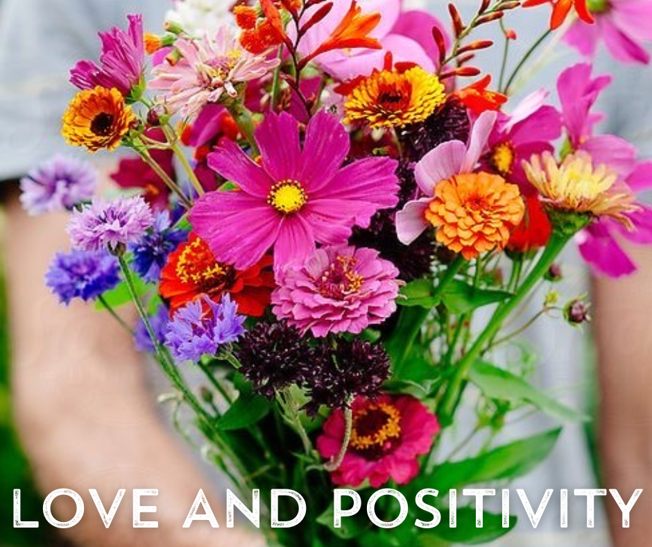 Man holding a bouquet of flowers - Flower Guy