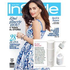 Instyle August 2015 Features Resurfacing Grains by Evolue
