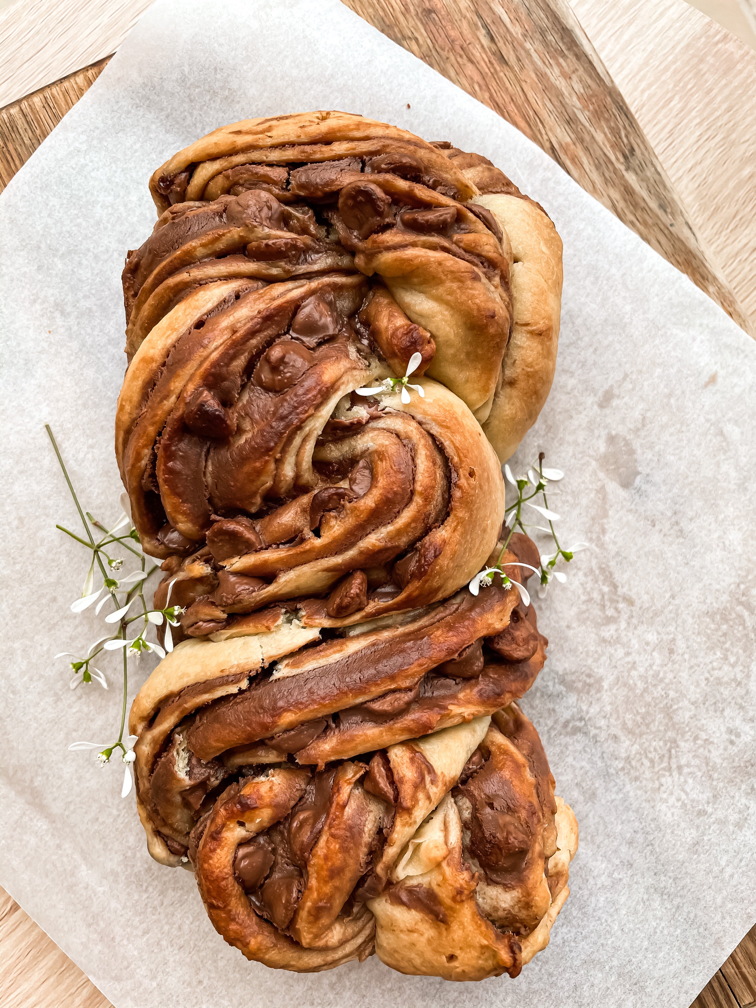 Low Sugar Chocolate Babka