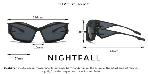 Nightfall Party Sunglasses - Retro Future Eyewear