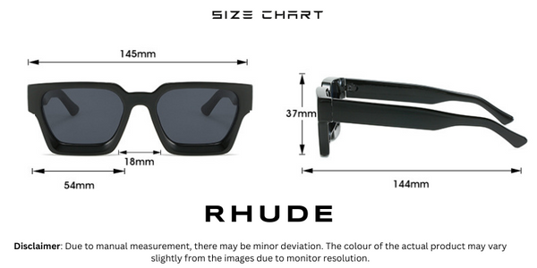 RHUDE Retro Acetate Sunglasses - Retro Future Eyewear